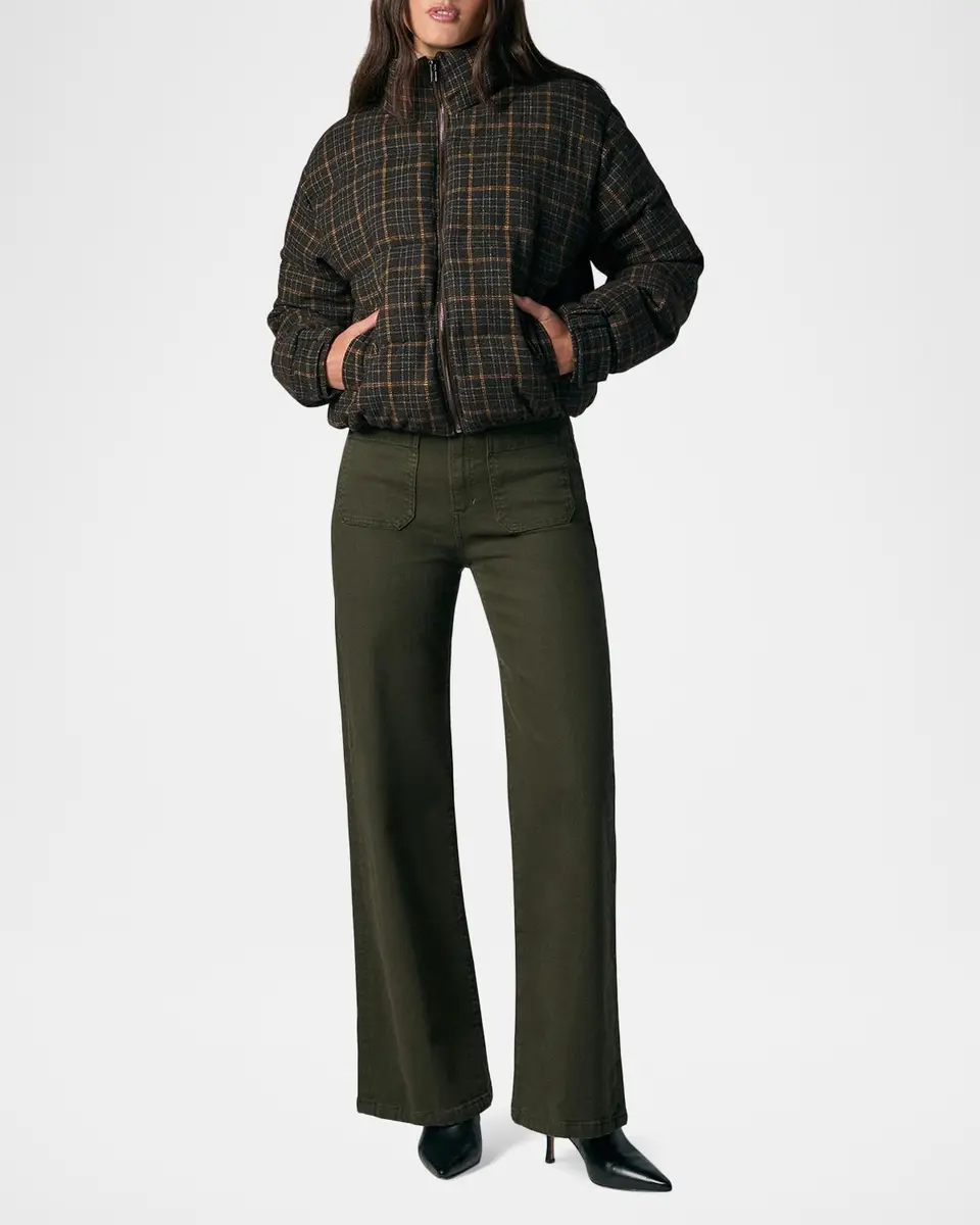 Joe's Jeans The Bruna Brushed Plaid Puffer Jacket | Thumbnail 2 Joe's Jeans The Bruna Brushed Plaid Puffer Jacket | Thumbnail 2