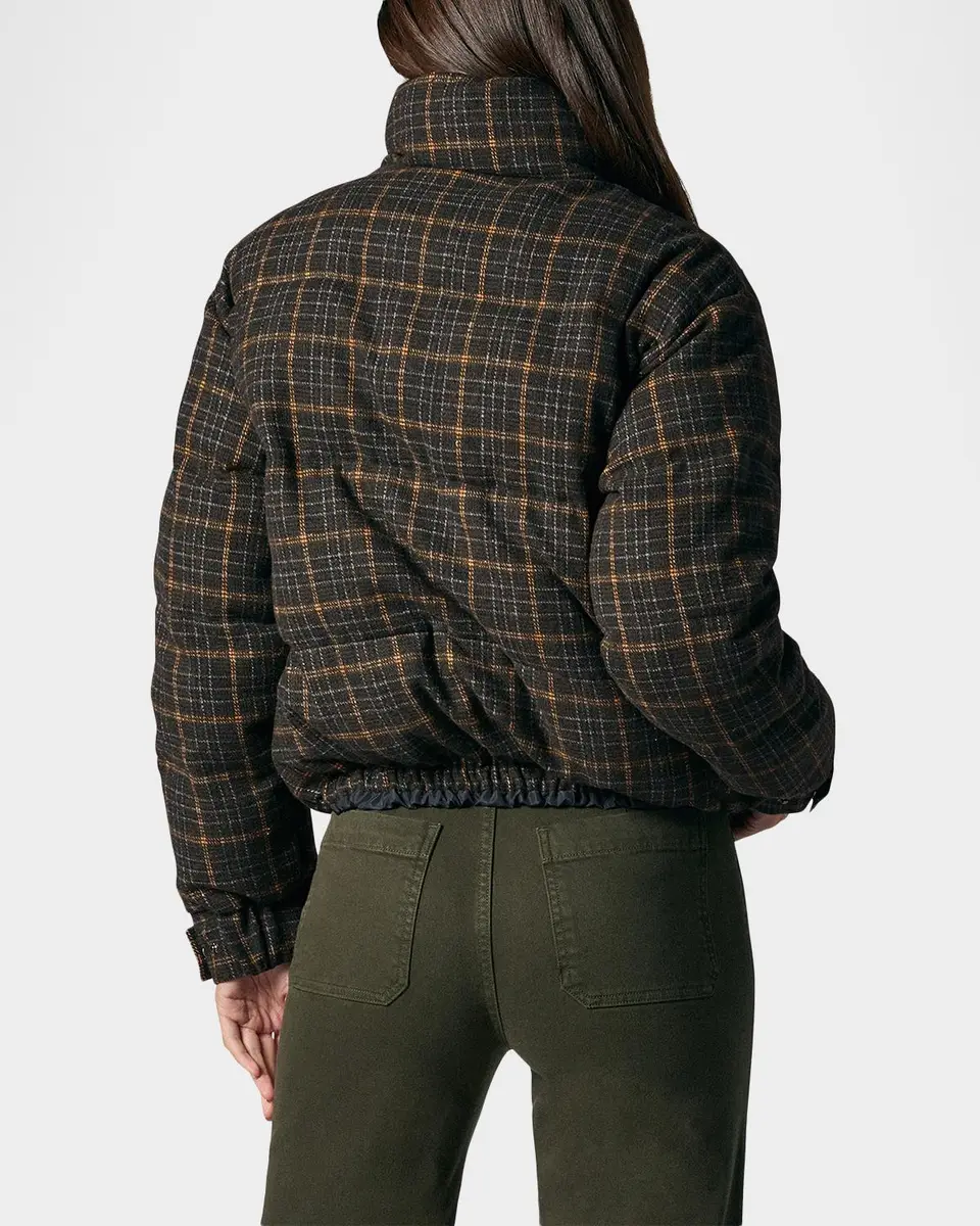 Joe's Jeans The Bruna Brushed Plaid Puffer Jacket | Thumbnail 3 Joe's Jeans The Bruna Brushed Plaid Puffer Jacket | Thumbnail 3