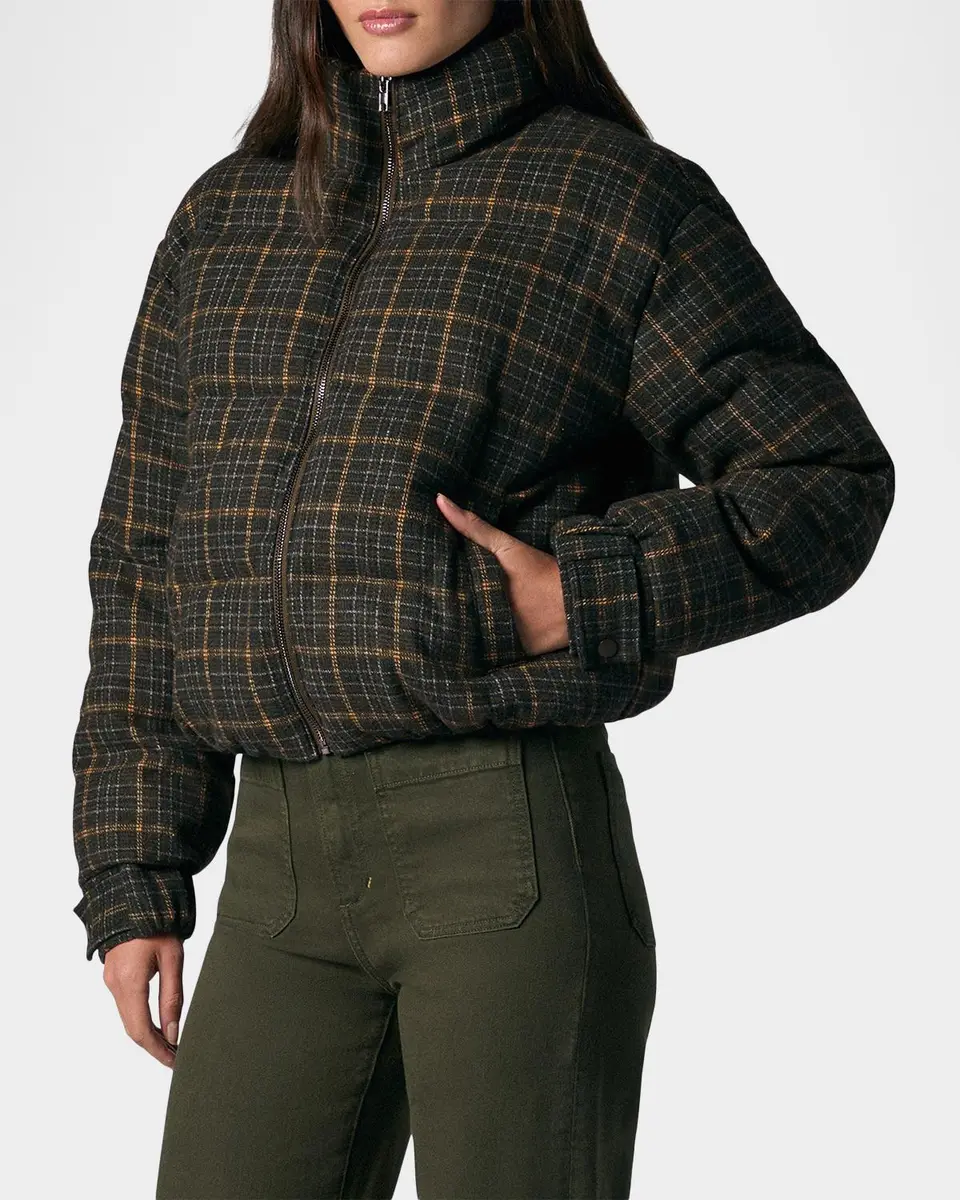 Joe's Jeans The Bruna Brushed Plaid Puffer Jacket | Thumbnail 6 Joe's Jeans The Bruna Brushed Plaid Puffer Jacket | Thumbnail 6