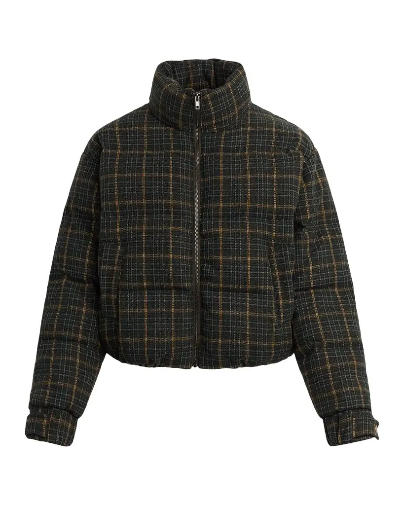 Joe's Jeans The Bruna Brushed Plaid Puffer Jacket