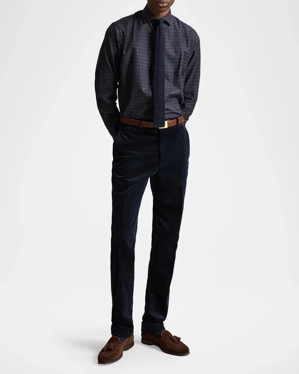 Polo Ralph Lauren Men's Tattersall Twill Classic-Fit Shirt | Thumbnail 2 Polo Ralph Lauren Men's Tattersall Twill Classic-Fit Shirt | Thumbnail 2
