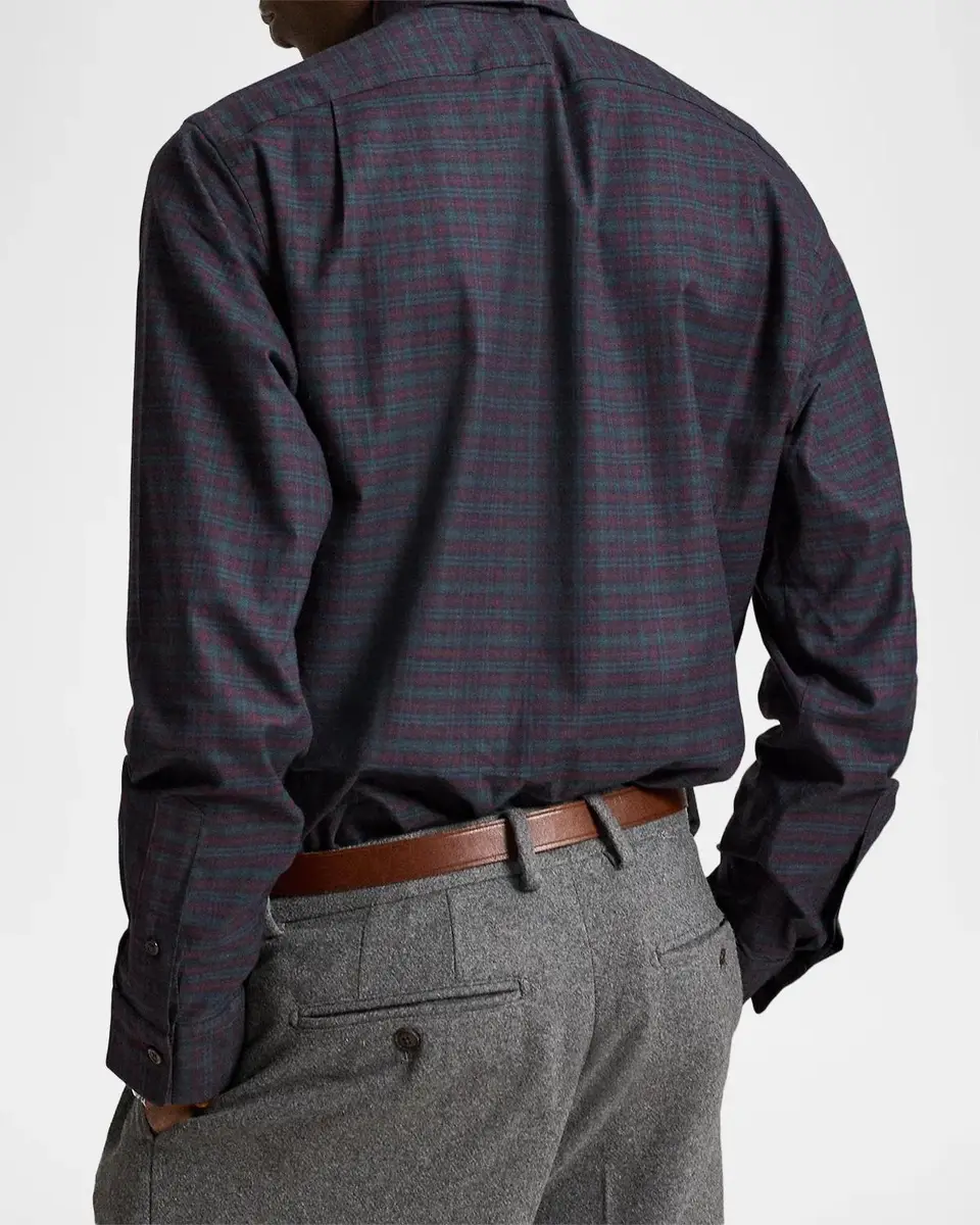 Polo Ralph Lauren Men's Plaid Twill Classic-Fit Shirt | Thumbnail 3 Polo Ralph Lauren Men's Plaid Twill Classic-Fit Shirt | Thumbnail 3