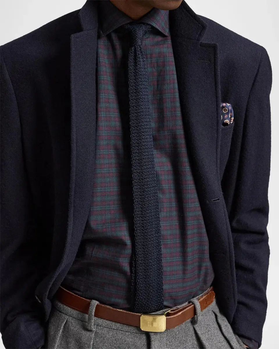 Polo Ralph Lauren Men's Plaid Twill Classic-Fit Shirt | Thumbnail 5 Polo Ralph Lauren Men's Plaid Twill Classic-Fit Shirt | Thumbnail 5