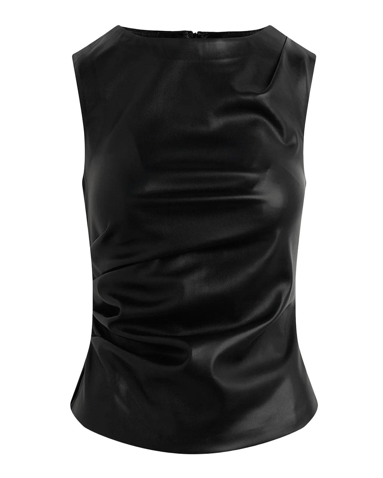The Meg Vegan Leather Top