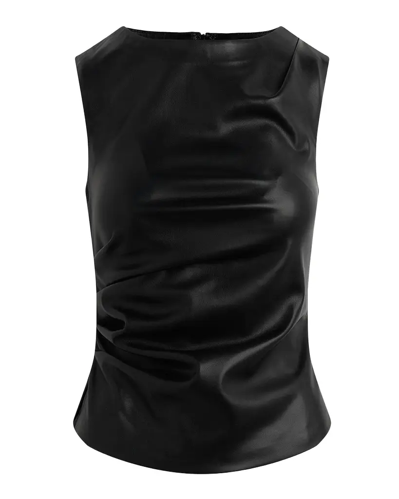 Joe's Jeans The Meg Vegan Leather Top