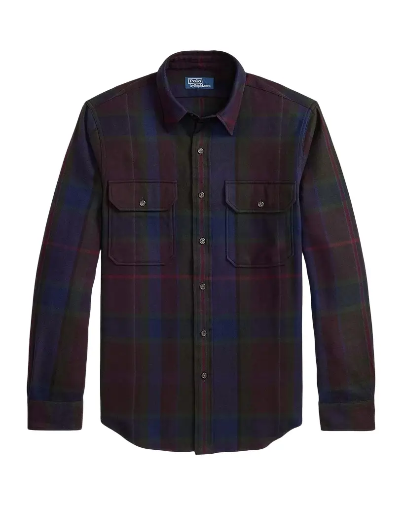 Men's Classic-Fit Plaid Twill Workshirt Men's Classic-Fit Plaid Twill Workshirt