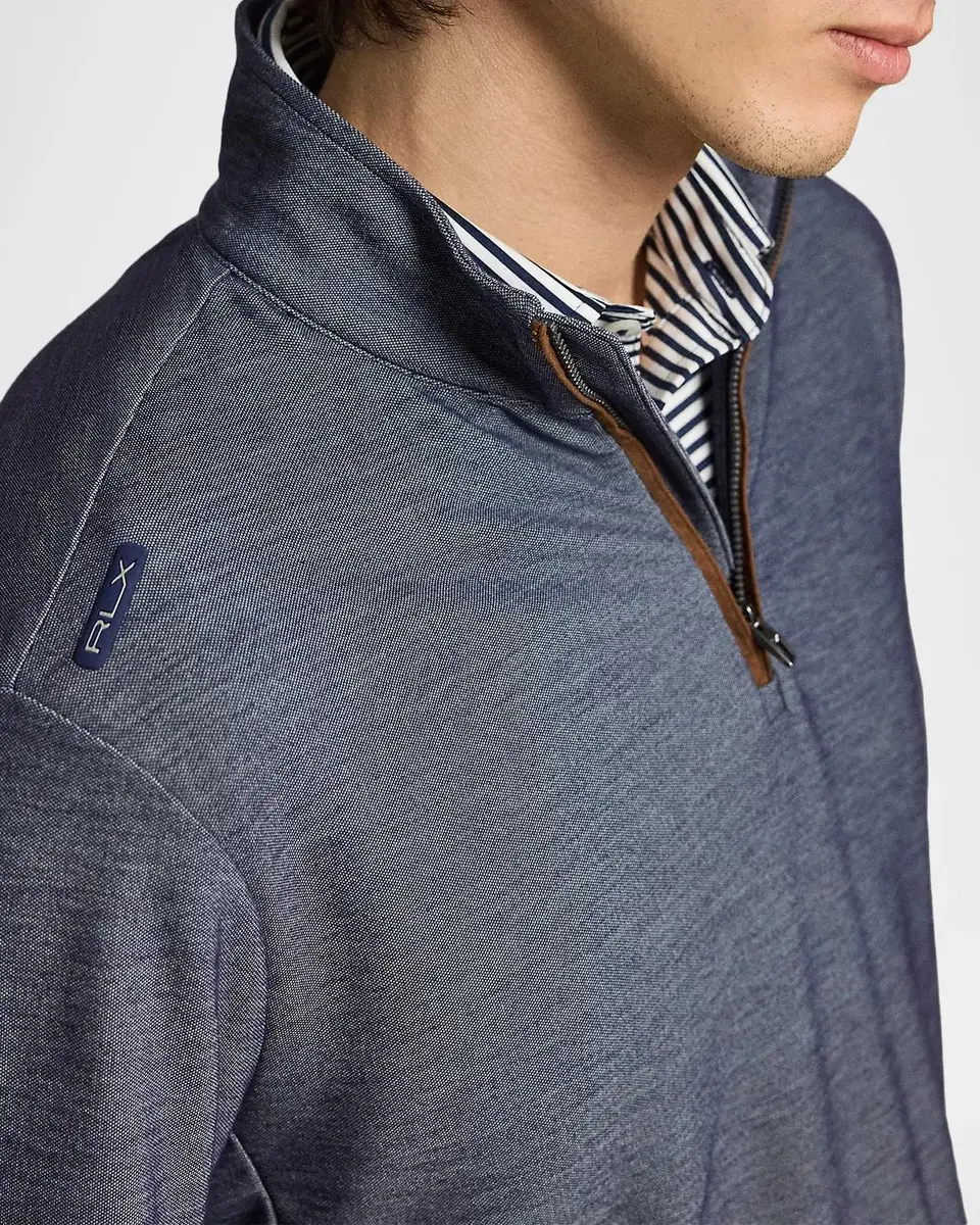 Polo Ralph Lauren Men's Golf Quarter-Zip Mesh Sweatshirt | Thumbnail 5 Polo Ralph Lauren Men's Golf Quarter-Zip Mesh Sweatshirt | Thumbnail 5