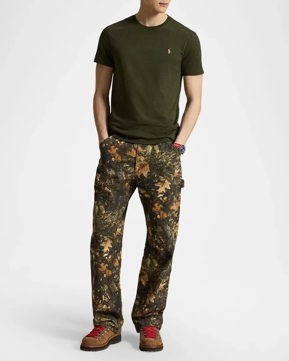 Polo Ralph Lauren Men's Custom-Slim-Fit Jersey Crewneck T-Shirt | Thumbnail 2 Polo Ralph Lauren Men's Custom-Slim-Fit Jersey Crewneck T-Shirt | Thumbnail 2