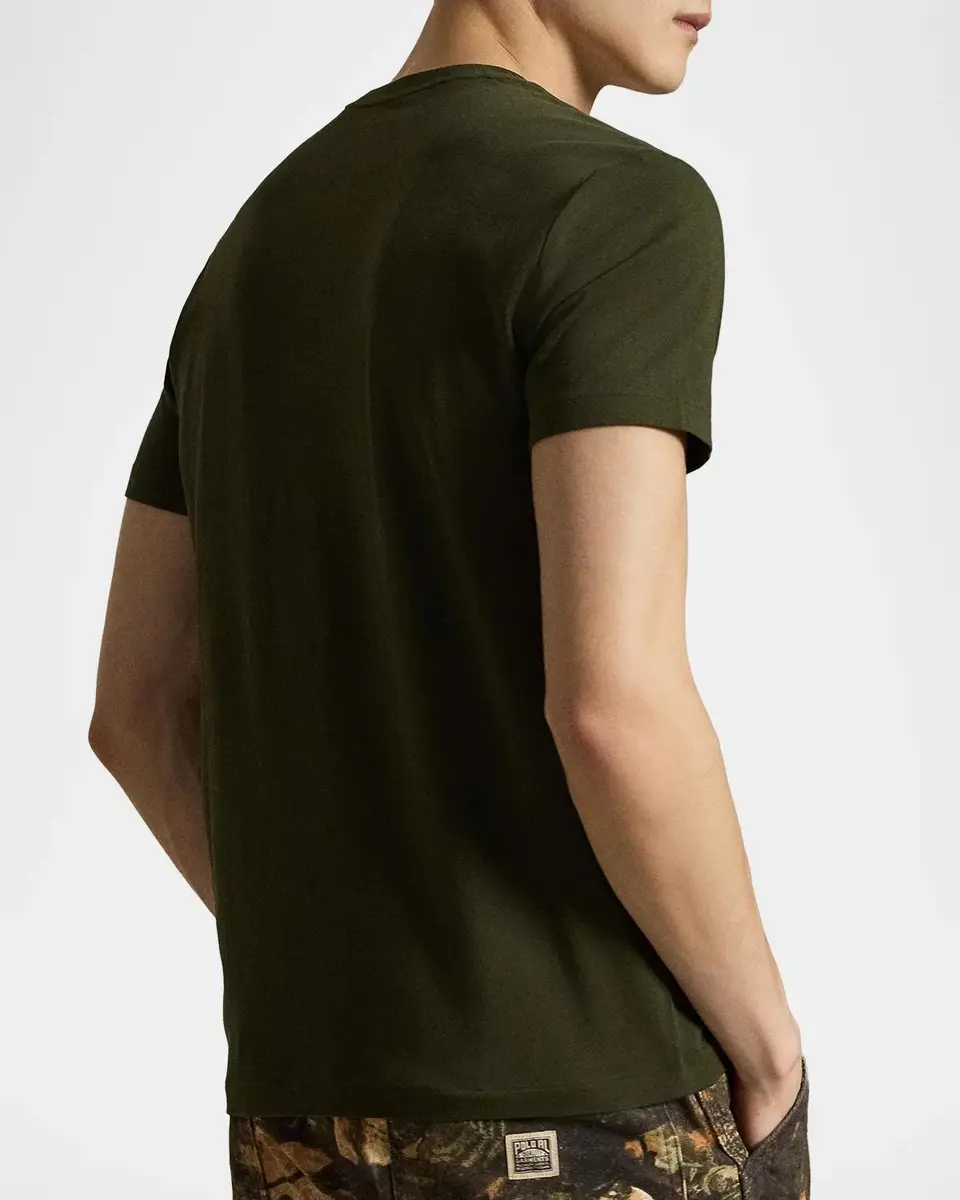 Polo Ralph Lauren Men's Custom-Slim-Fit Jersey Crewneck T-Shirt | Thumbnail 3 Polo Ralph Lauren Men's Custom-Slim-Fit Jersey Crewneck T-Shirt | Thumbnail 3