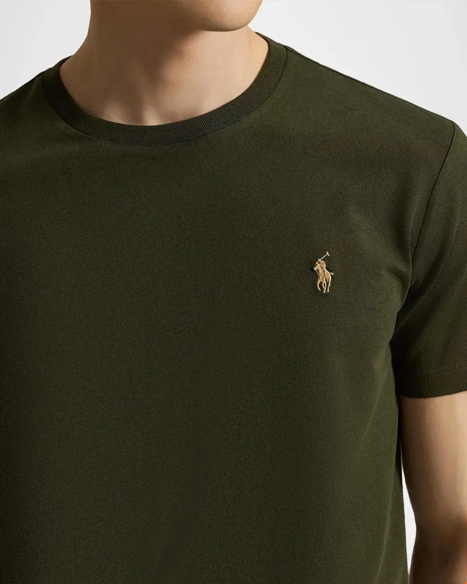 Polo Ralph Lauren Men's Custom-Slim-Fit Jersey Crewneck T-Shirt | Thumbnail 5 Polo Ralph Lauren Men's Custom-Slim-Fit Jersey Crewneck T-Shirt | Thumbnail 5
