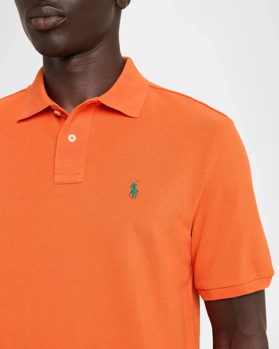 Polo Ralph Lauren Men's The Iconic Cotton Mesh Polo Shirt | Thumbnail 5 Polo Ralph Lauren Men's The Iconic Cotton Mesh Polo Shirt | Thumbnail 5