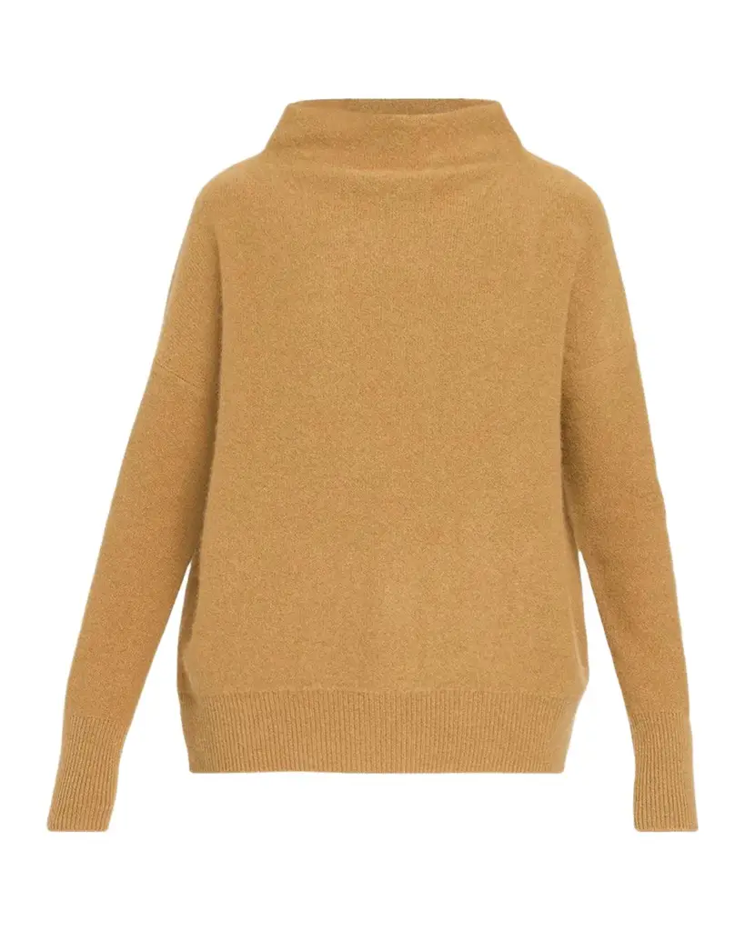 Vince Boiled Cashmere Turtleneck Pullover