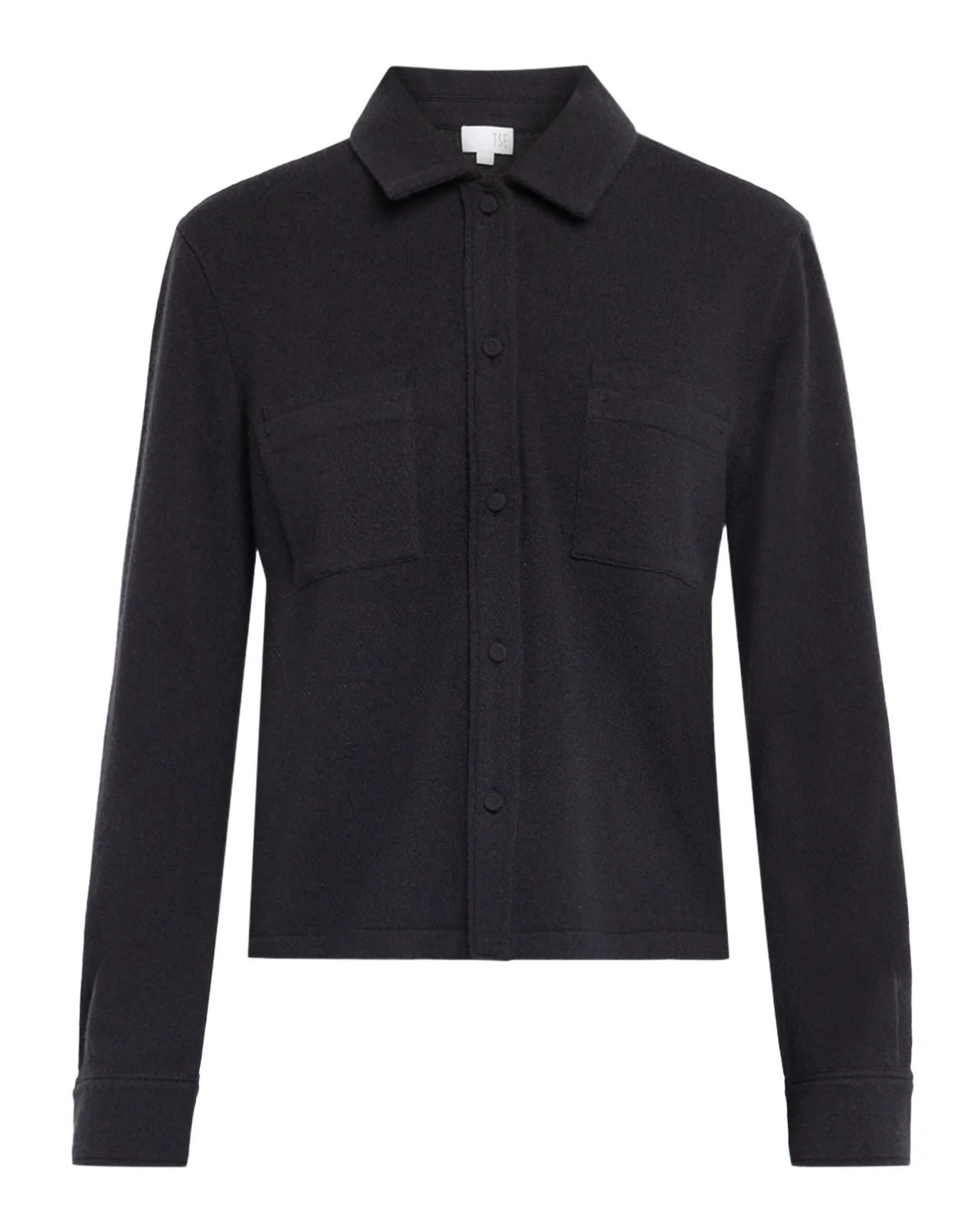 TSE Cashmere Cashmere Button-Front Shirt