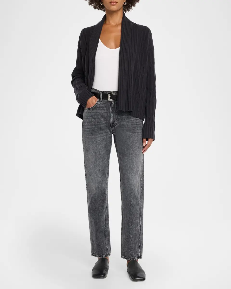 TSE Cashmere Shawl-Collar Cable-Knit Cardigan | Thumbnail 2 TSE Cashmere Shawl-Collar Cable-Knit Cardigan | Thumbnail 2
