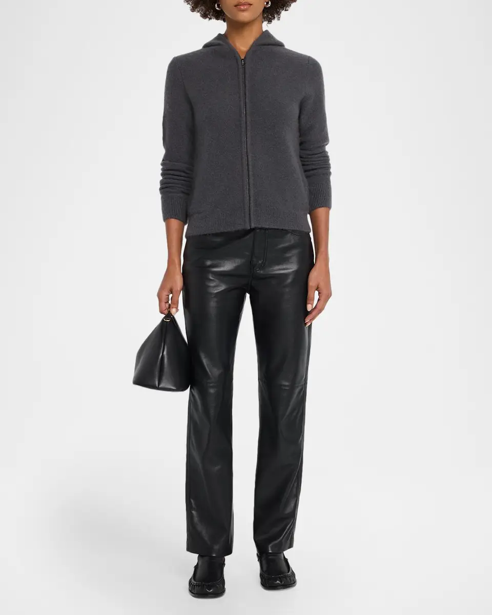 TSE Cashmere Cashmere Boucle Hooded Zip-Front Cardigan | Thumbnail 2 TSE Cashmere Cashmere Boucle Hooded Zip-Front Cardigan | Thumbnail 2