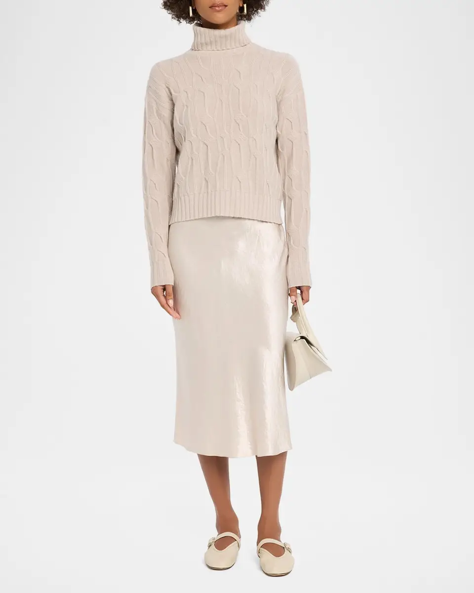 TSE Cashmere Textural Knit Turtleneck Sweater | Thumbnail 2 TSE Cashmere Textural Knit Turtleneck Sweater | Thumbnail 2