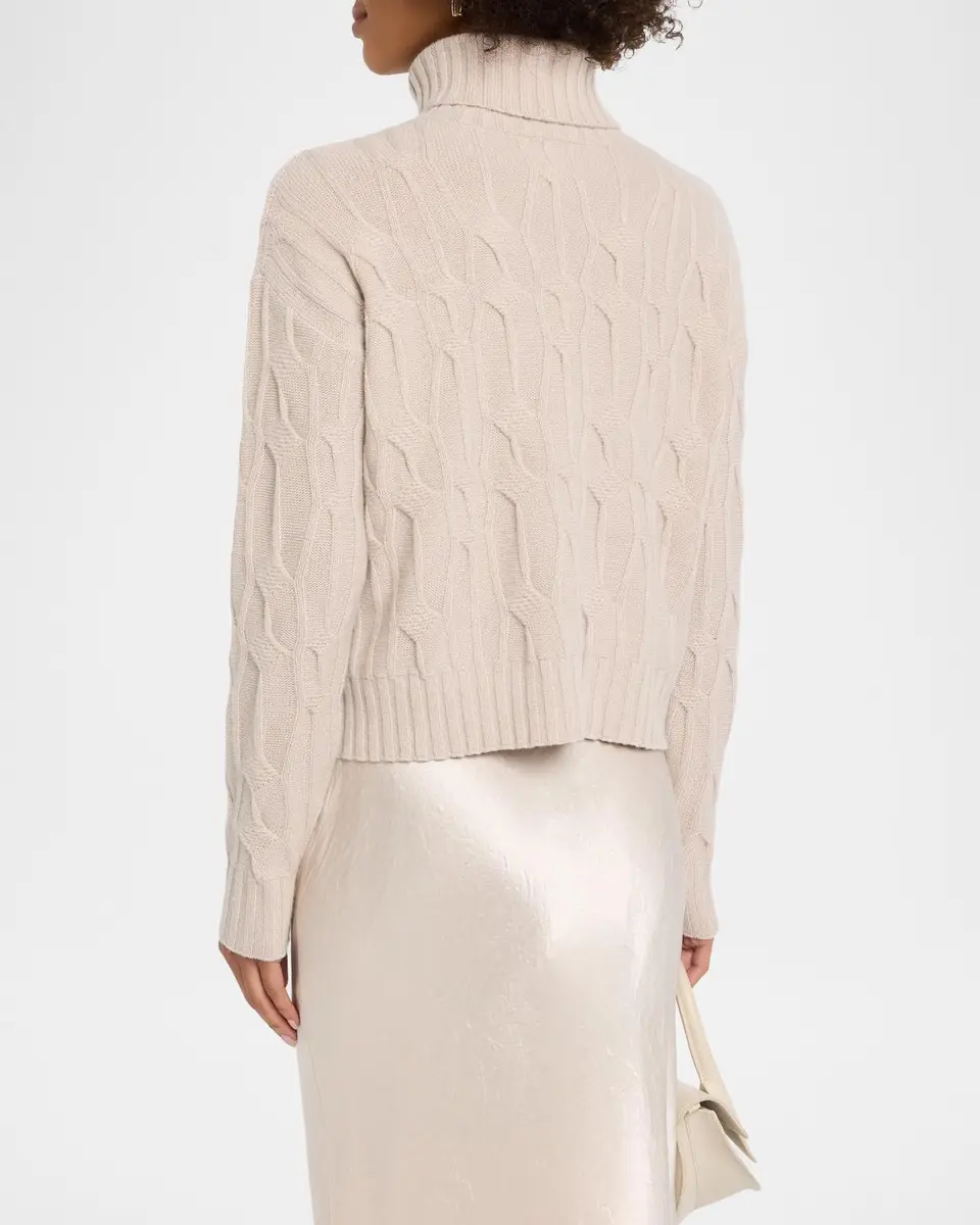 TSE Cashmere Textural Knit Turtleneck Sweater | Thumbnail 3 TSE Cashmere Textural Knit Turtleneck Sweater | Thumbnail 3