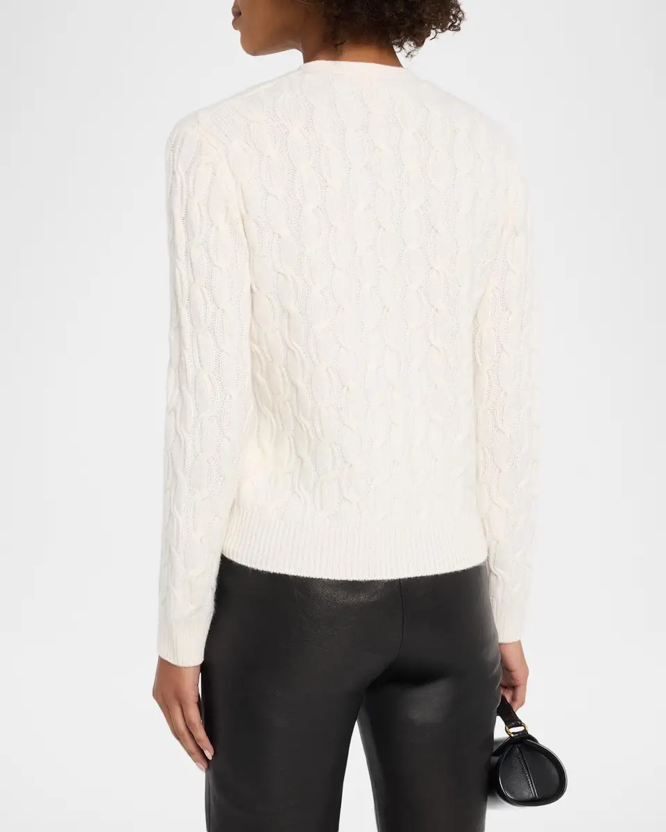 TSE Cashmere Cashmere Entwined Cable-Knit Cardigan | Thumbnail 3 TSE Cashmere Cashmere Entwined Cable-Knit Cardigan | Thumbnail 3