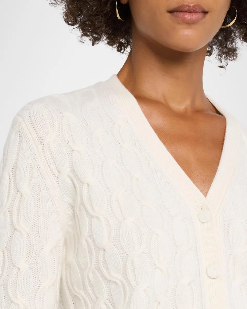 TSE Cashmere Cashmere Entwined Cable-Knit Cardigan | Thumbnail 5 TSE Cashmere Cashmere Entwined Cable-Knit Cardigan | Thumbnail 5