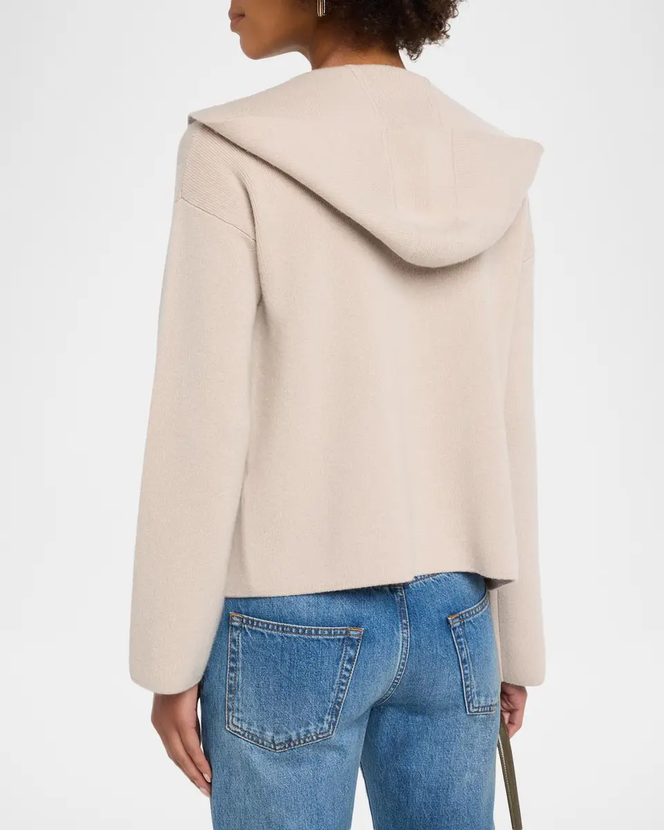 TSE Cashmere Cashmere Open-Front Hooded Jacket | Thumbnail 3 TSE Cashmere Cashmere Open-Front Hooded Jacket | Thumbnail 3