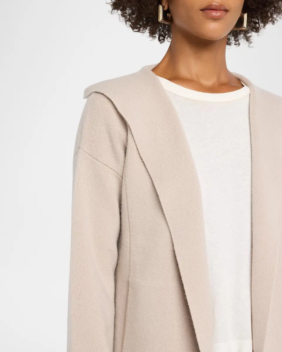 TSE Cashmere Cashmere Open-Front Hooded Jacket | Thumbnail 5 TSE Cashmere Cashmere Open-Front Hooded Jacket | Thumbnail 5