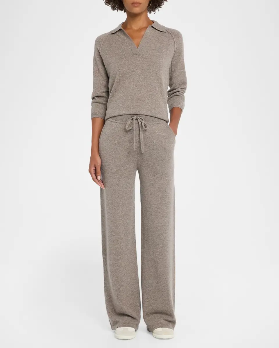 TSE Cashmere Cashmere 3/4-Sleeve Polo Sweater | Thumbnail 2 TSE Cashmere Cashmere 3/4-Sleeve Polo Sweater | Thumbnail 2