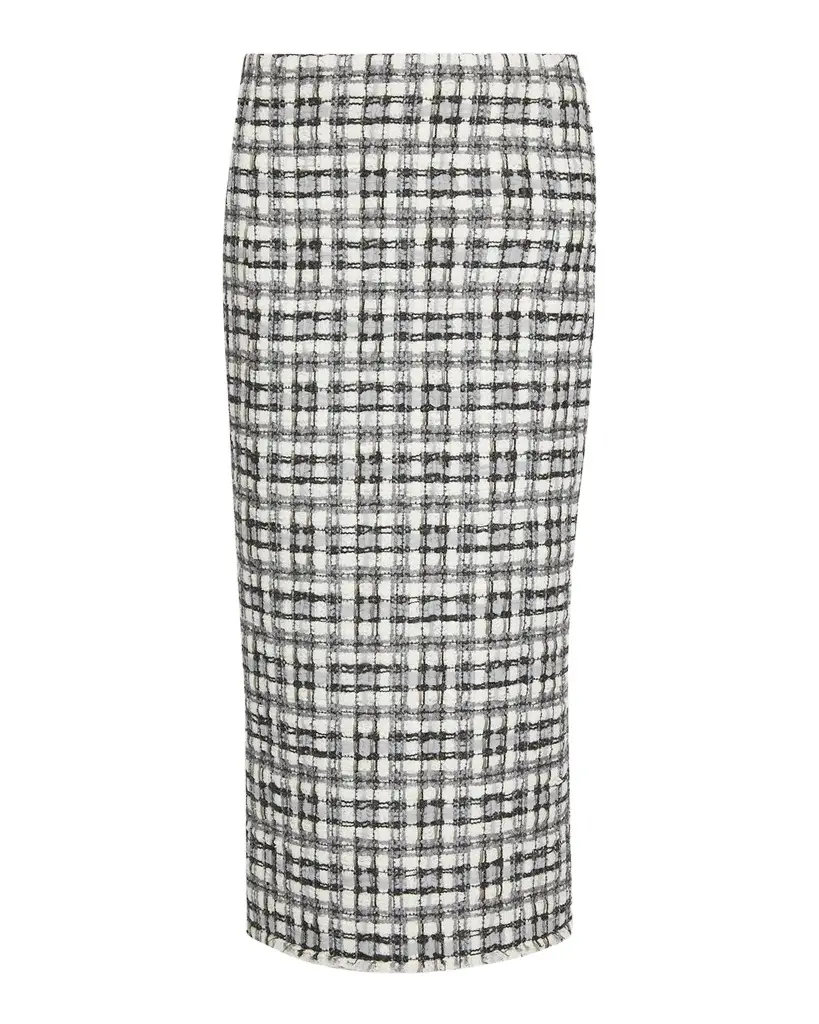 Thom Browne Patterned Low-Rise Midi Skirt