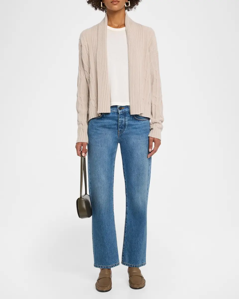 TSE Cashmere Shawl-Collar Cable-Knit Cardigan | Thumbnail 2 TSE Cashmere Shawl-Collar Cable-Knit Cardigan | Thumbnail 2