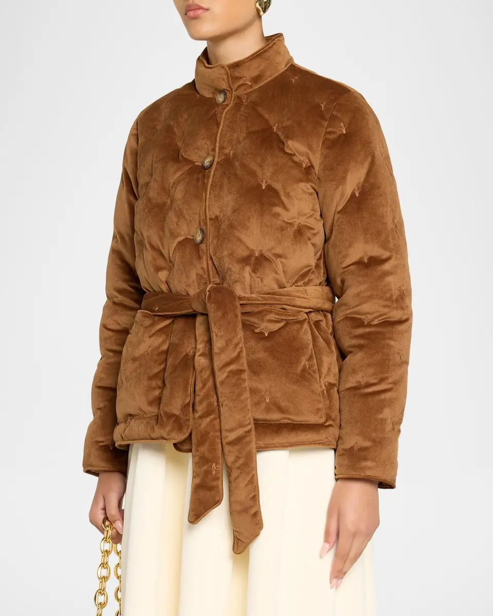 Fleurette Tufted Down-Fill Quilted Hudson Jacket | Thumbnail 4