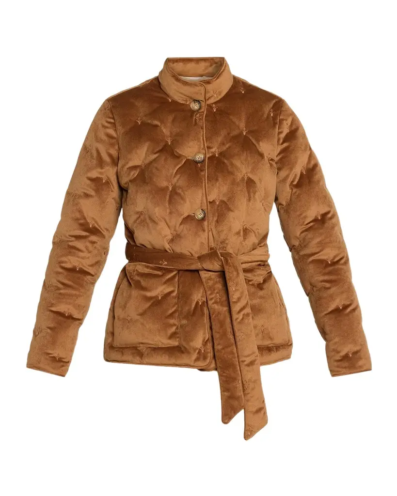 Fleurette Tufted Down-Fill Quilted Hudson Jacket