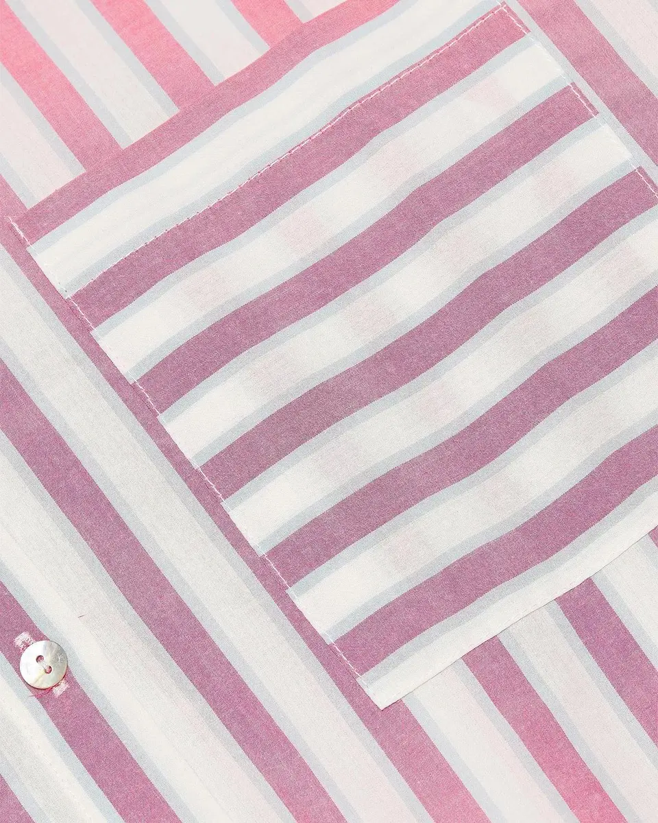 Papinelle Striped Cotton Shirting Boxer Pajamas | Thumbnail 6 Papinelle Striped Cotton Shirting Boxer Pajamas | Thumbnail 6