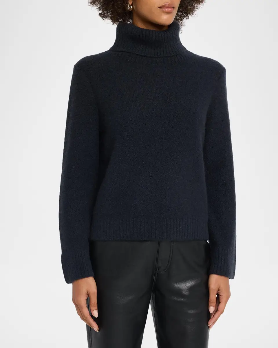 TSE Cashmere Cashmere Boucle Turtleneck Sweater | Thumbnail 4 TSE Cashmere Cashmere Boucle Turtleneck Sweater | Thumbnail 4