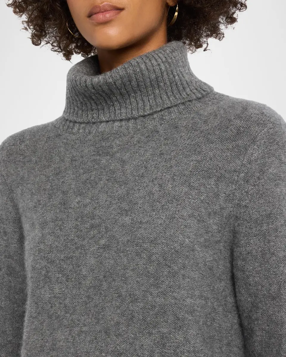 TSE Cashmere Cashmere Boucle Turtleneck Sweater | Thumbnail 5 TSE Cashmere Cashmere Boucle Turtleneck Sweater | Thumbnail 5