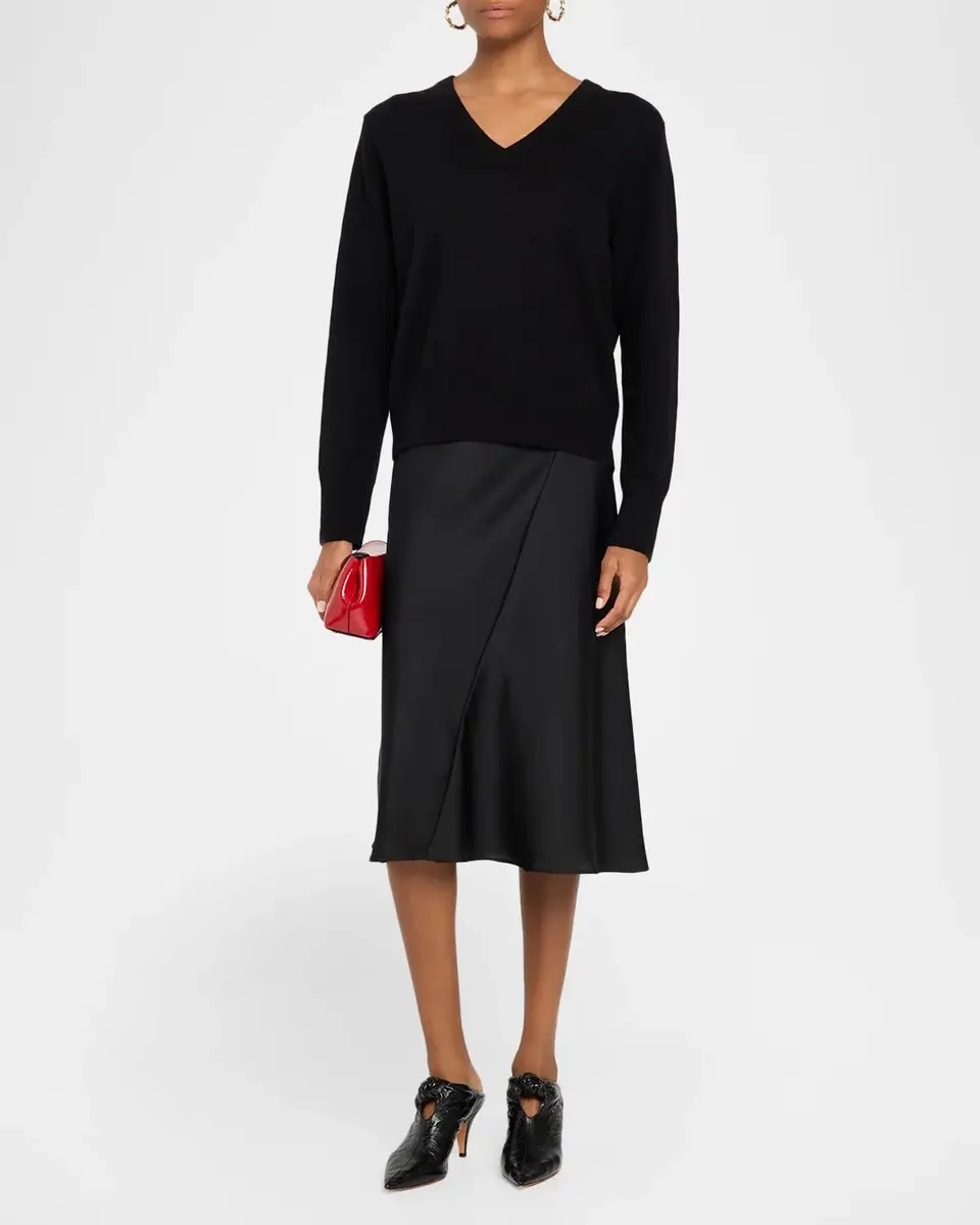 Vince V-Neck Cashmere Sweater | Thumbnail 2 Vince V-Neck Cashmere Sweater | Thumbnail 2