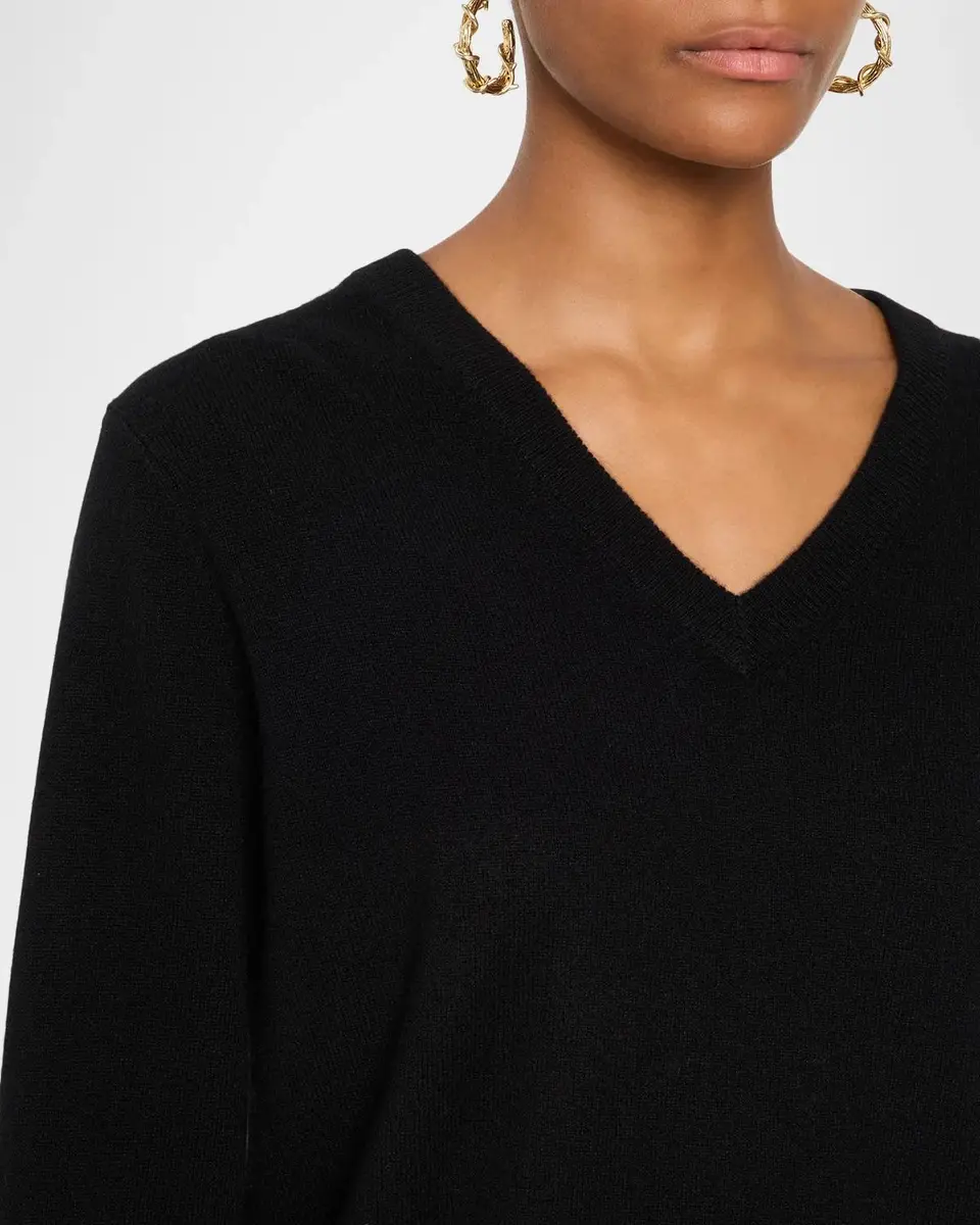 Vince V-Neck Cashmere Sweater | Thumbnail 5 Vince V-Neck Cashmere Sweater | Thumbnail 5
