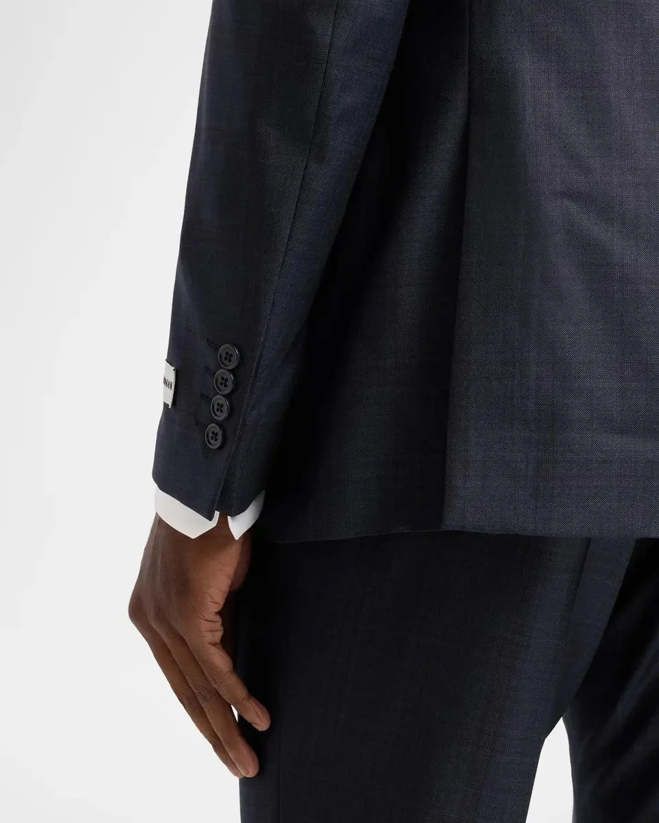 Emporio Armani Men's Plaid Wool Single-Breasted Suit | Thumbnail 8 Emporio Armani Men's Plaid Wool Single-Breasted Suit | Thumbnail 8