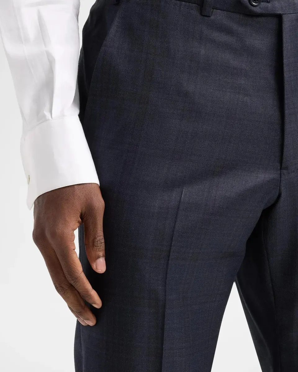 Emporio Armani Men's Plaid Wool Single-Breasted Suit | Thumbnail 9 Emporio Armani Men's Plaid Wool Single-Breasted Suit | Thumbnail 9