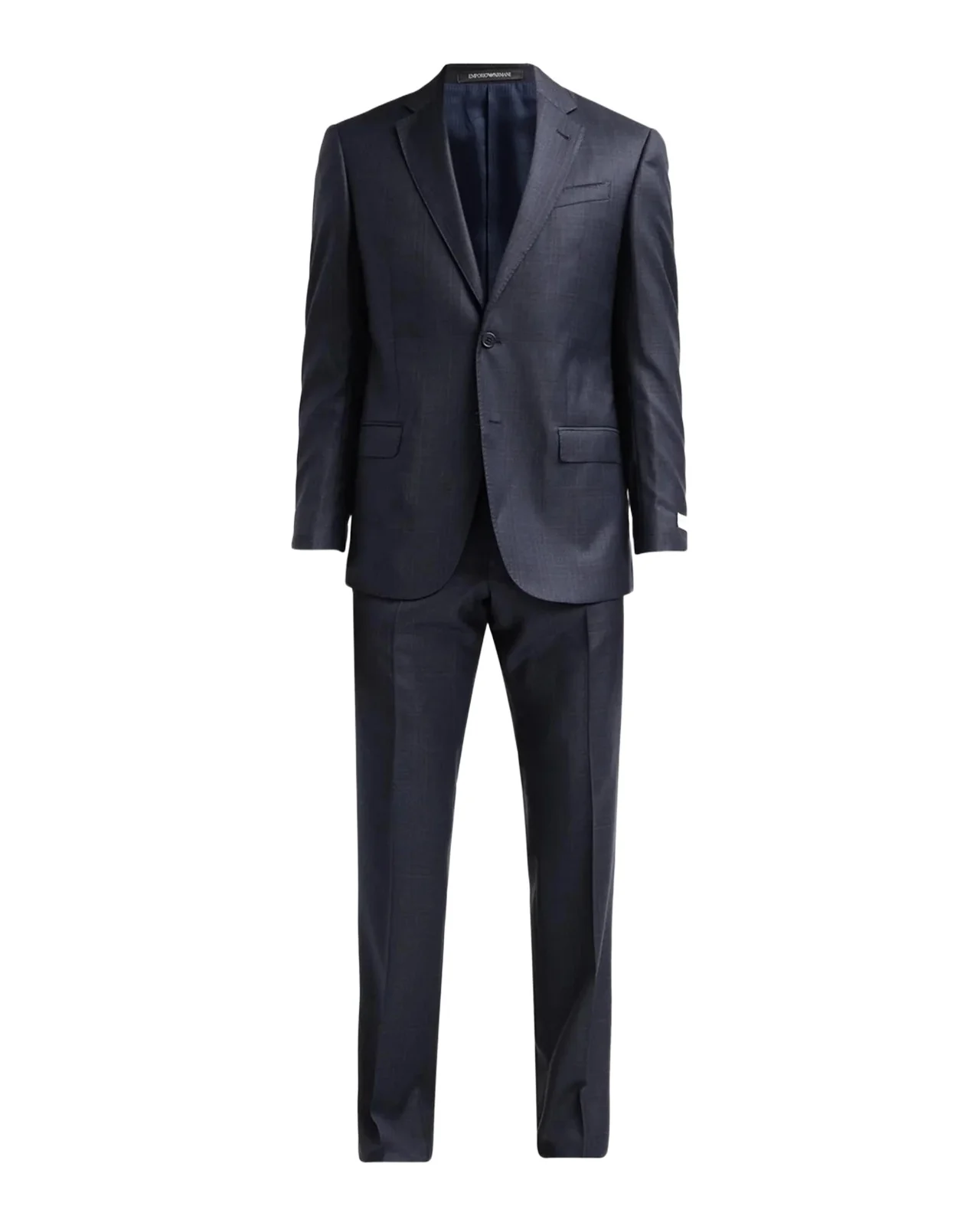 Emporio Armani Men's Plaid Wool Single-Breasted Suit