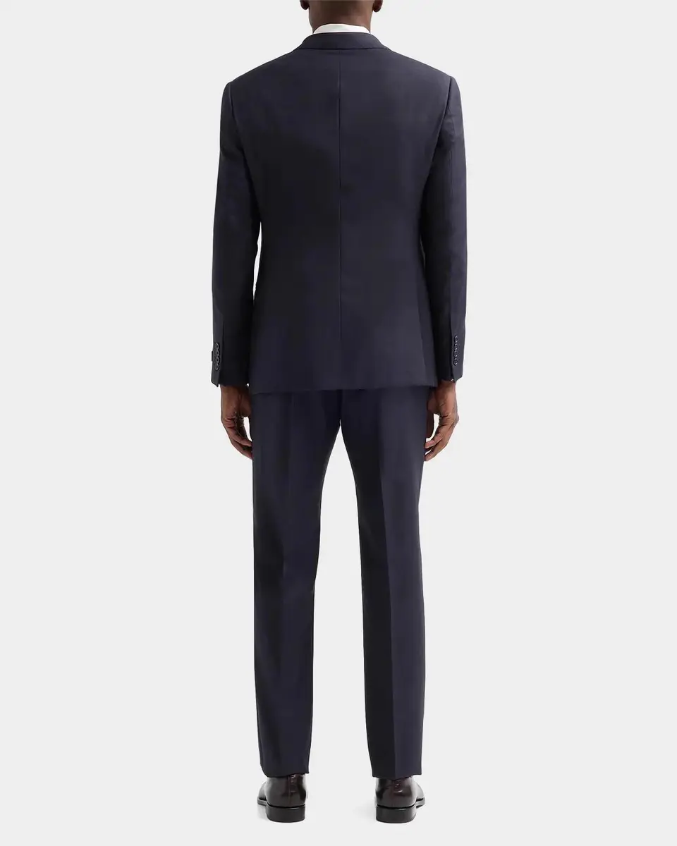 Emporio Armani Men's Birdseye Wool Single-Breasted Suit | Thumbnail 3 Emporio Armani Men's Birdseye Wool Single-Breasted Suit | Thumbnail 3