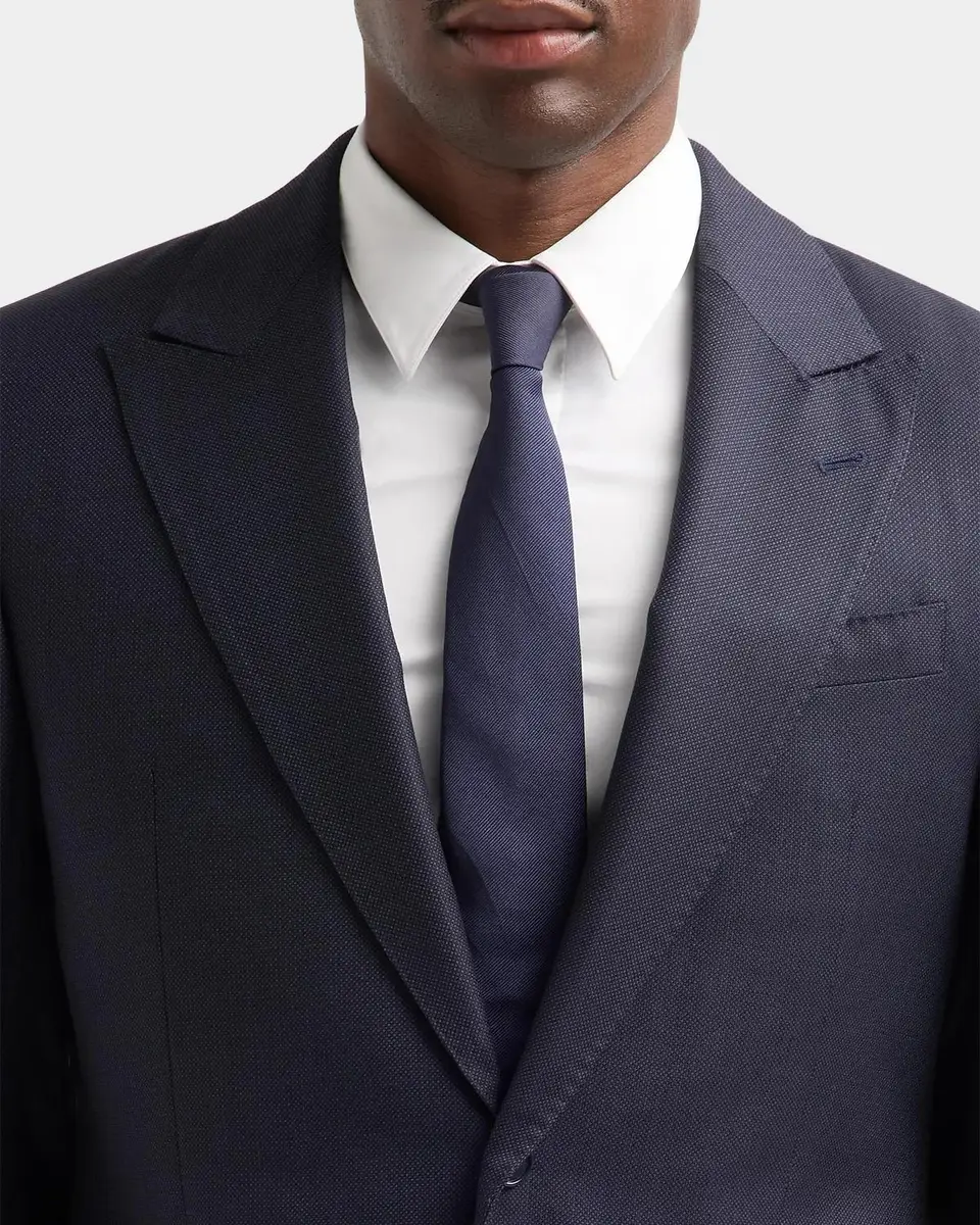 Emporio Armani Men's Birdseye Wool Single-Breasted Suit | Thumbnail 5 Emporio Armani Men's Birdseye Wool Single-Breasted Suit | Thumbnail 5