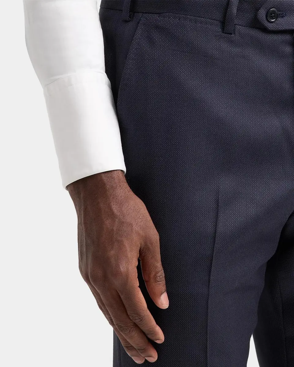 Emporio Armani Men's Birdseye Wool Single-Breasted Suit | Thumbnail 8 Emporio Armani Men's Birdseye Wool Single-Breasted Suit | Thumbnail 8