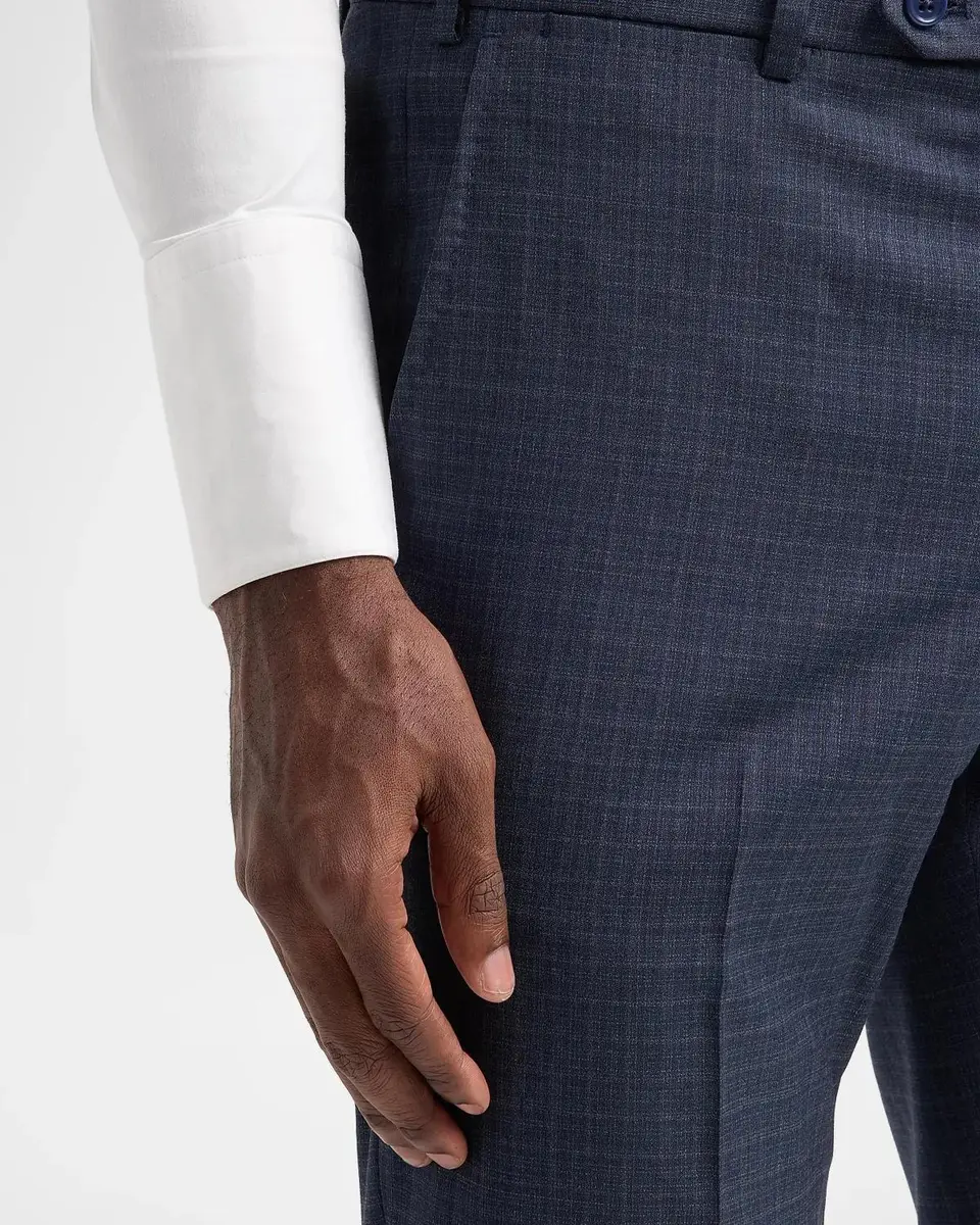 Emporio Armani Men's Textured Box Wool Single-Breasted Suit | Thumbnail 10 Emporio Armani Men's Textured Box Wool Single-Breasted Suit | Thumbnail 10