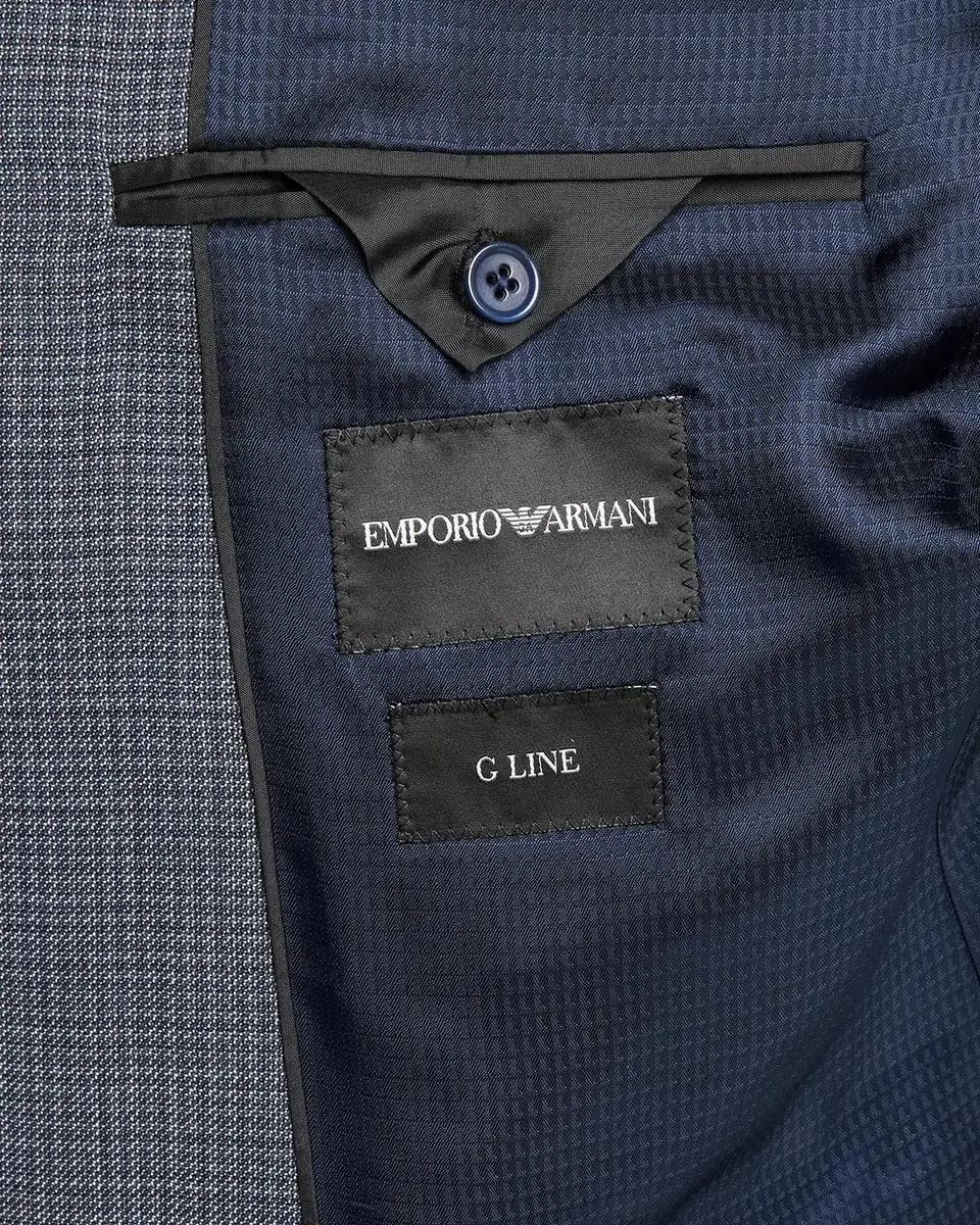 Emporio Armani Men's G Line Wool Blurred Houndstooth Two-Piece Suit | Thumbnail 7 Emporio Armani Men's G Line Wool Blurred Houndstooth Two-Piece Suit | Thumbnail 7