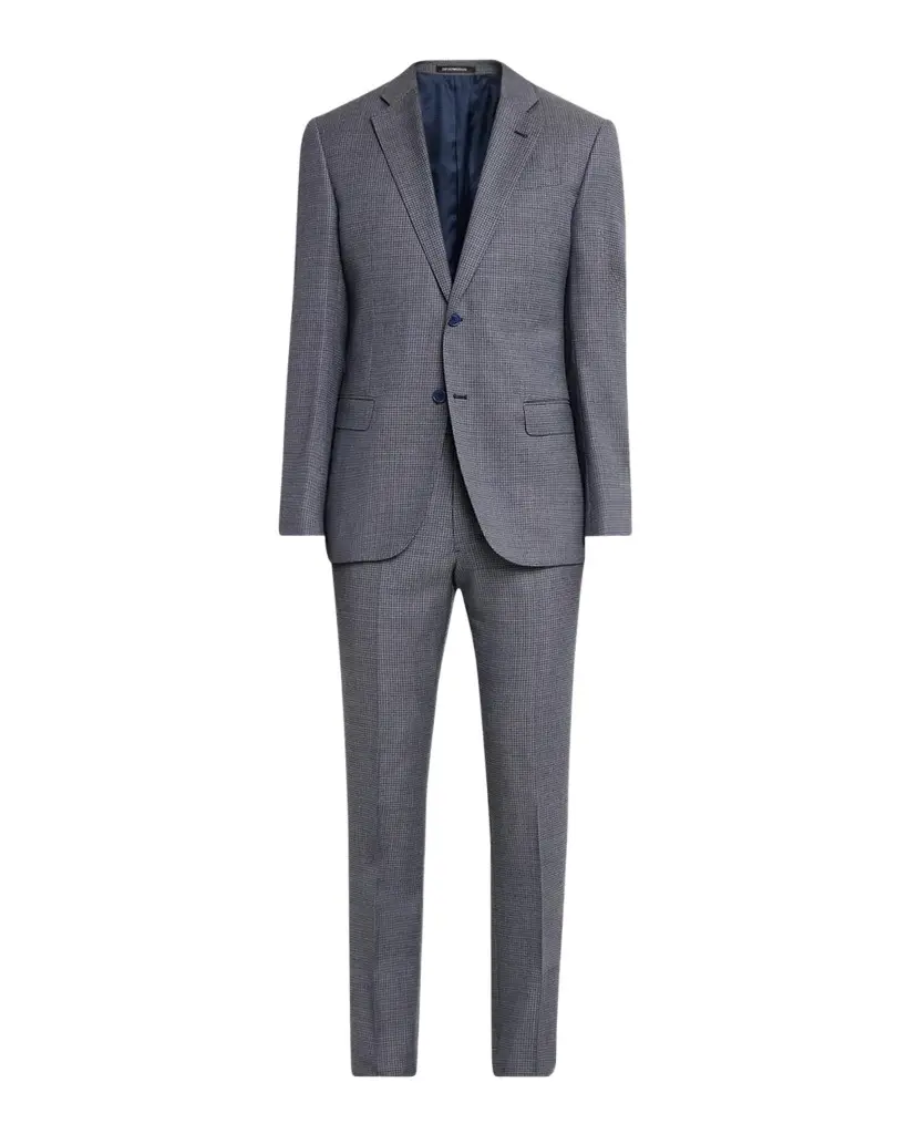Emporio Armani Men's G Line Wool Blurred Houndstooth Two-Piece Suit