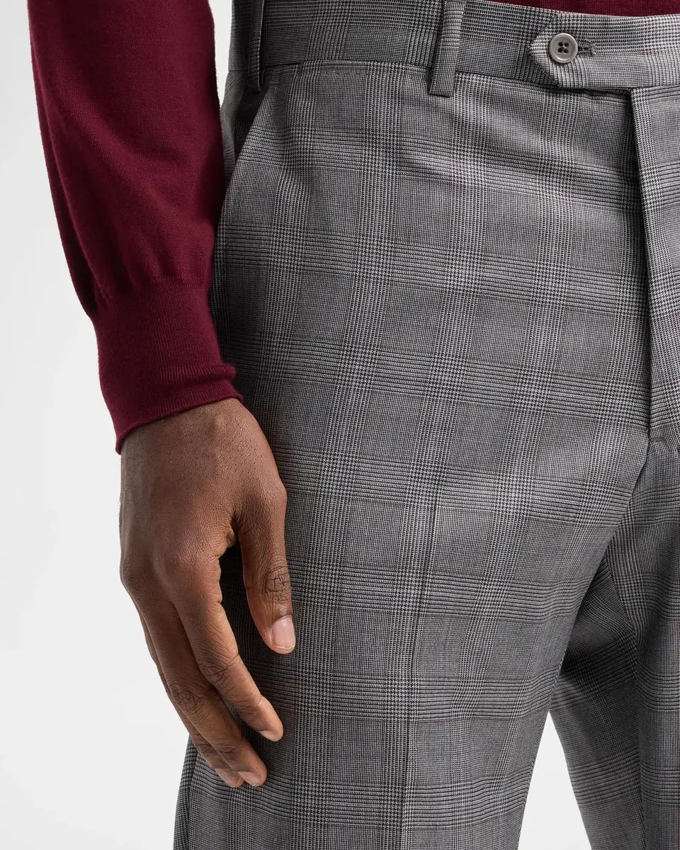 Emporio Armani Men's Glen Check Wool Single-Breasted Suit | Thumbnail 9 Emporio Armani Men's Glen Check Wool Single-Breasted Suit | Thumbnail 9