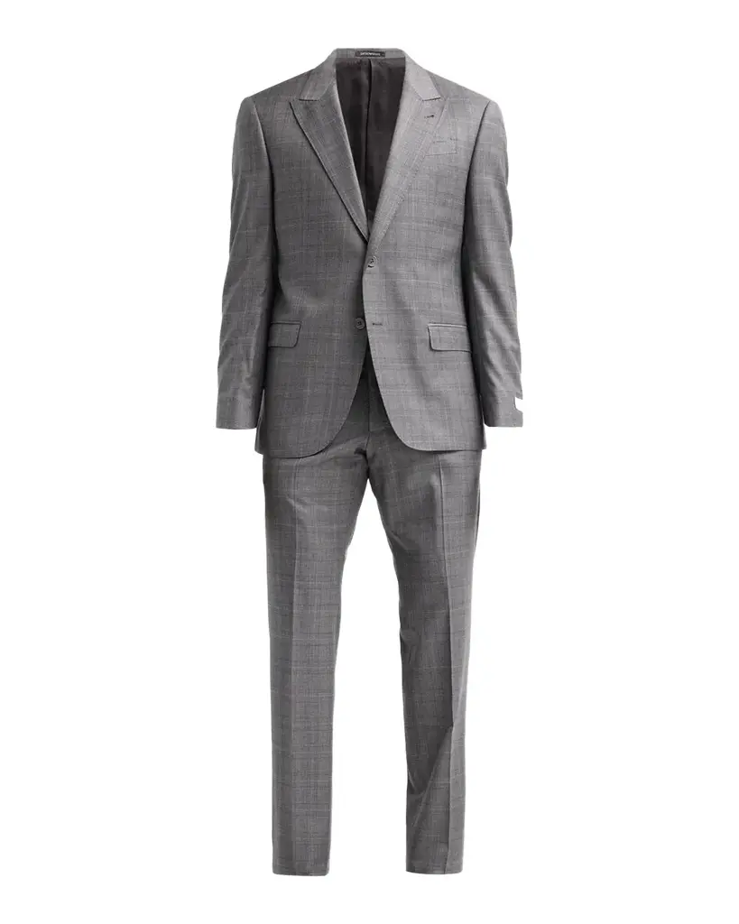 Emporio Armani Men's Glen Check Wool Single-Breasted Suit