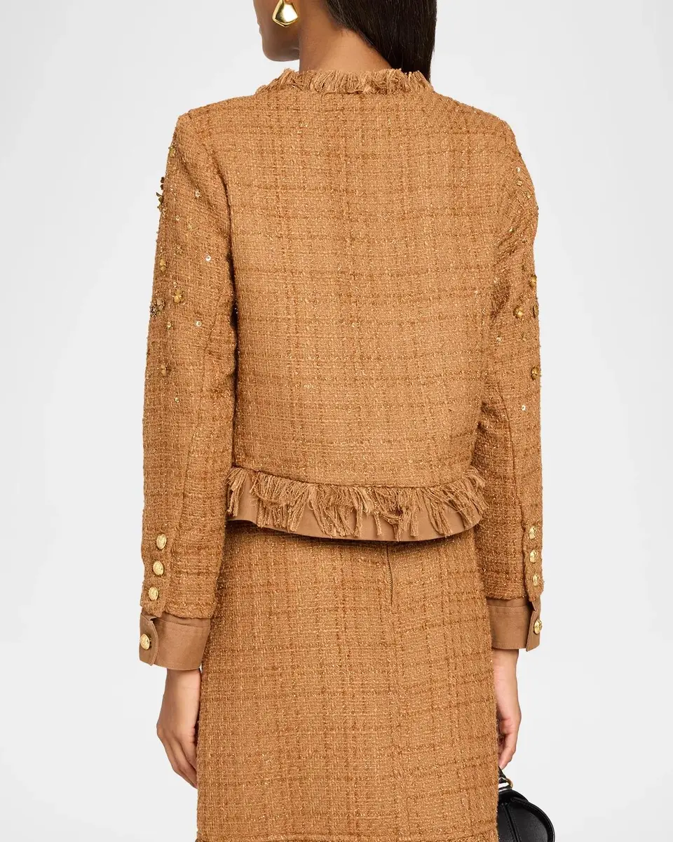 Kobi Halperin Marshall Embellished Tweed Jacket | Thumbnail 3 Kobi Halperin Marshall Embellished Tweed Jacket | Thumbnail 3