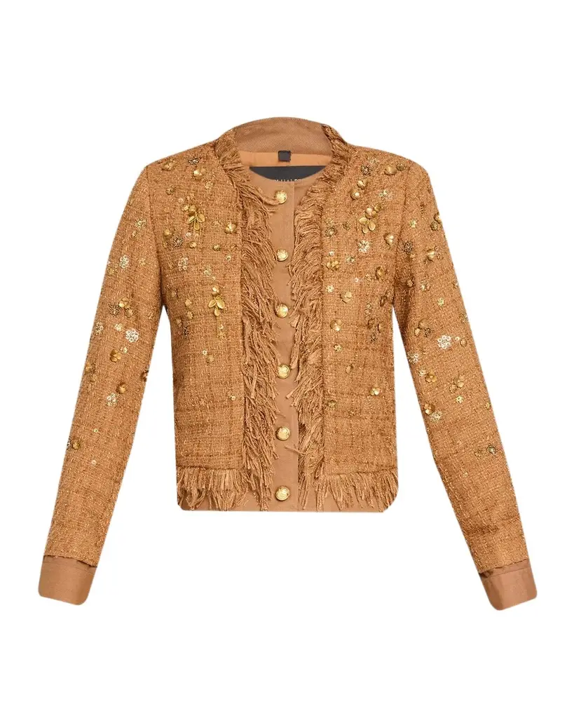 Kobi Halperin Marshall Embellished Tweed Jacket