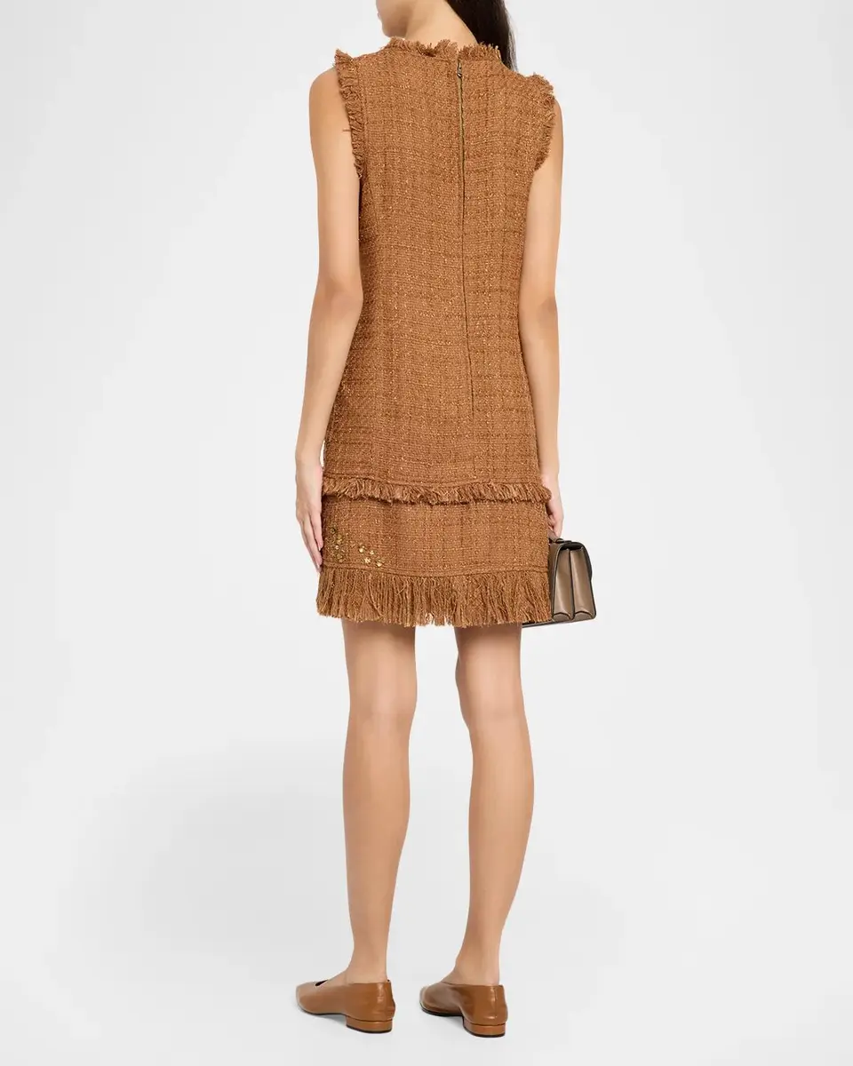 Kobi Halperin Rives Sequin-Embellished Tweed A-Line Mini Dress | Thumbnail 3 Kobi Halperin Rives Sequin-Embellished Tweed A-Line Mini Dress | Thumbnail 3