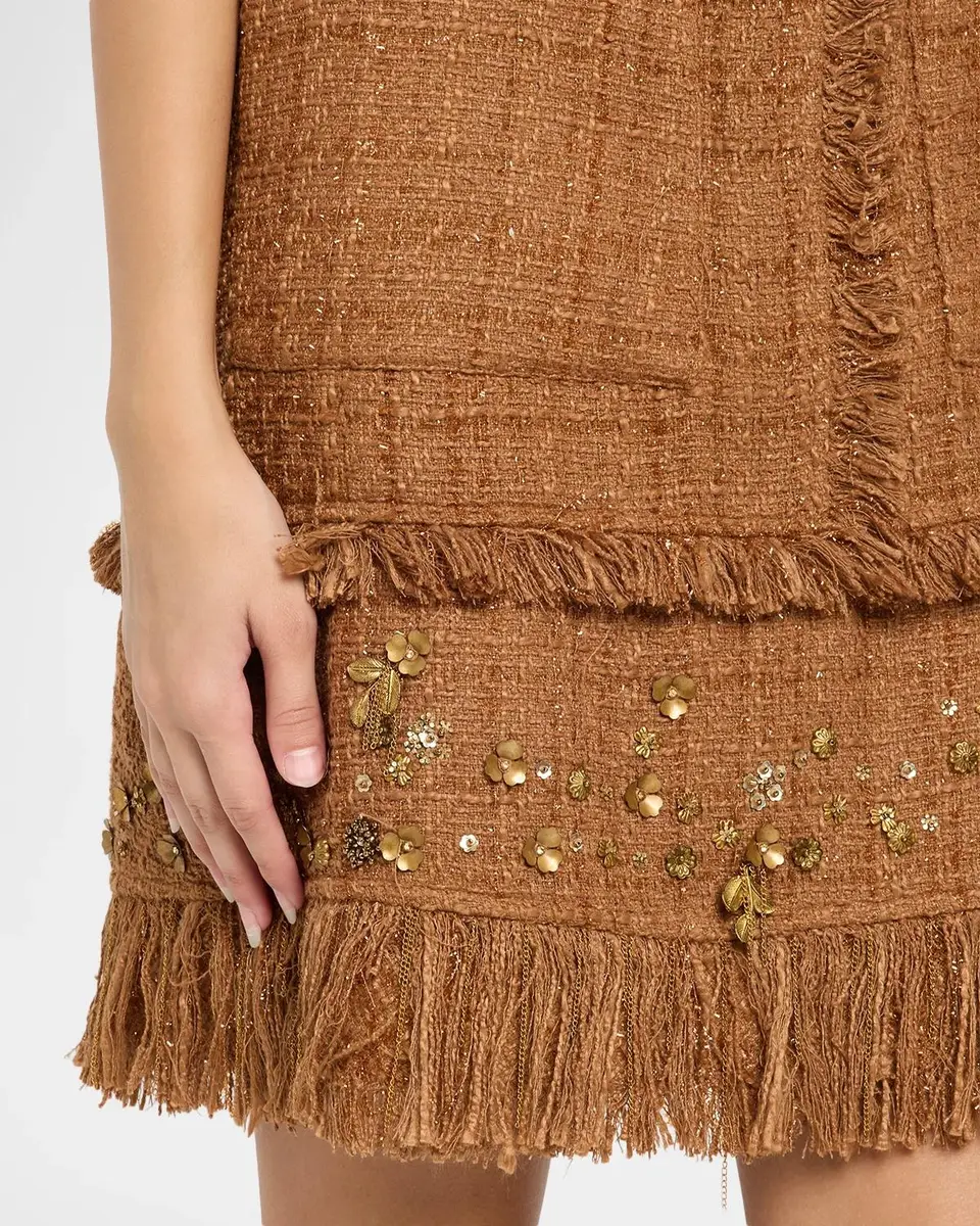 Kobi Halperin Rives Sequin-Embellished Tweed A-Line Mini Dress | Thumbnail 5 Kobi Halperin Rives Sequin-Embellished Tweed A-Line Mini Dress | Thumbnail 5